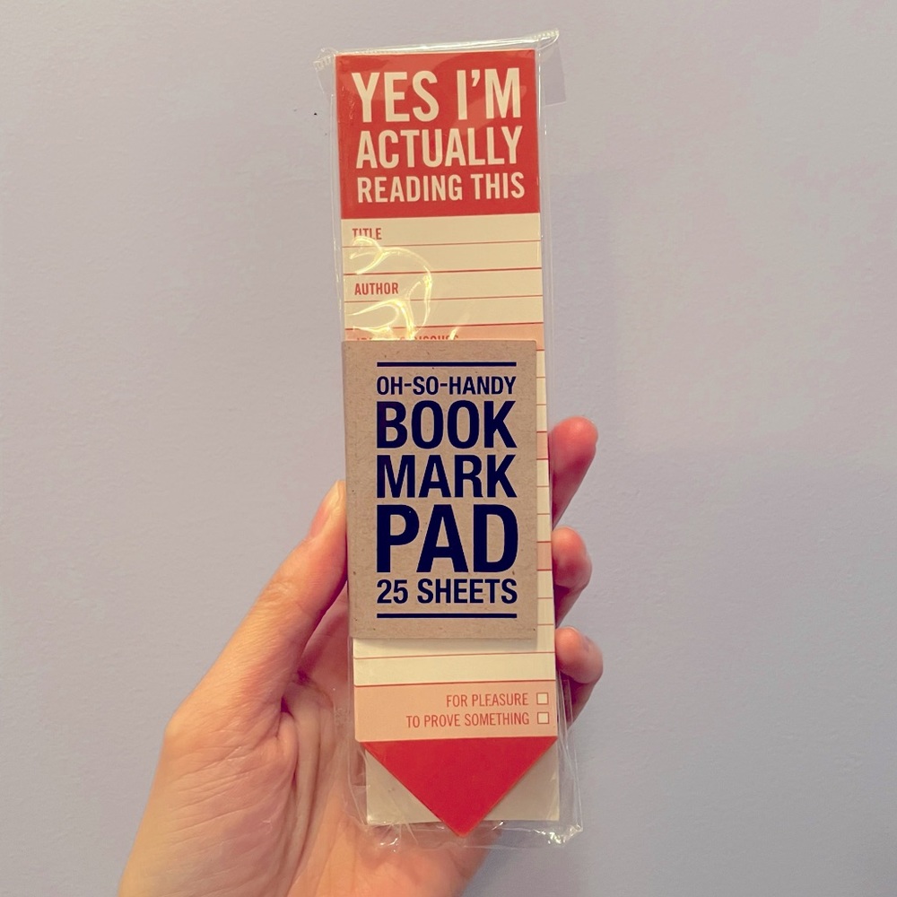 🛍3 for $25🛍 Knock Knock Bookmark Pad